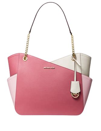 michael kors jet set tote color block|Michael Kors jet set saffiano.